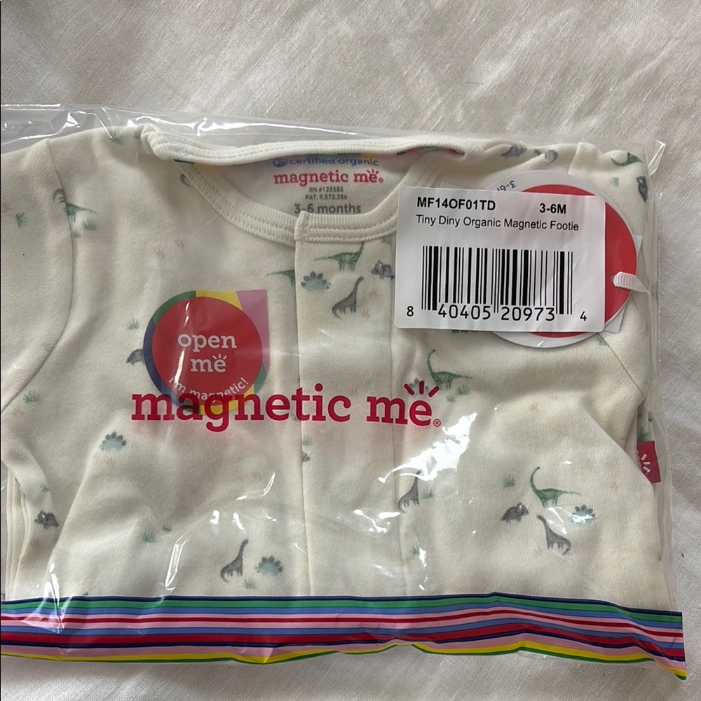 Magnetic Me Tiny Dino Organic Footie